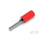 Te Connectivity Pin Terminal, 1.42 mmÂ², PVC, Vinyl Insulated, Red 165167 - alternate 1
